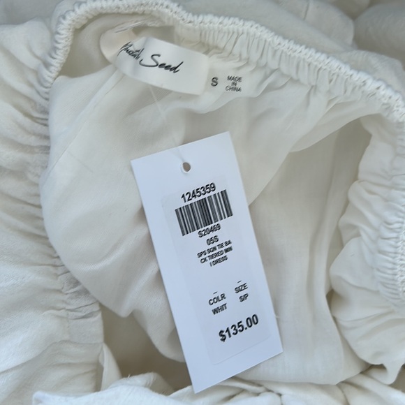 BRAND NEW Honey White Dress Size Small - Picture 3 of 4